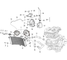 F21 COOLING SYSTEM ASSY.