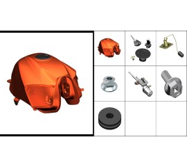 Бак топливный оранжевый