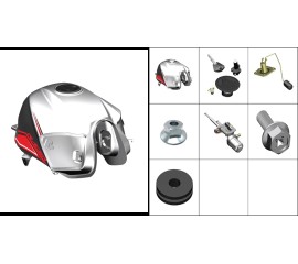 Бак топливный белый