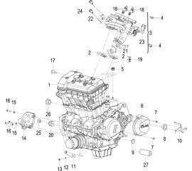 F23 发动机 ENGINE ASSY.
