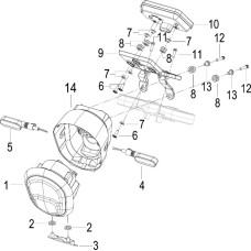F17 灯具及仪表 LIGHT & SPEEDOMETER ASSY.