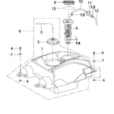 Бензобак инжекторная версия