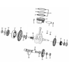 CRANKSHAFT CONNECTING-ROD ASSY/PISTON