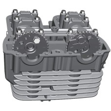 ZT173YMM cylinder head sub-assembly B (carburetor version)