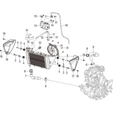 F20冷却系统 COOLING SYSTEM ASSY.