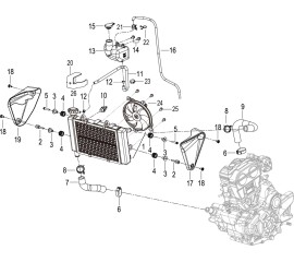 F20冷却系统 COOLING SYSTEM ASSY.