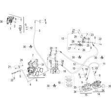 F04 液刹总成 FRONT DISK BRAKE ASSY.