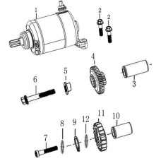 ELECTRIC STARTING MECHANI