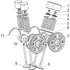 E03 VALVE MECHANISM SUB-ASSY(配气机构分总成)