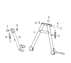 Опора стояночная Опора стояночная