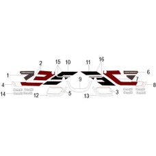 F25 贴花 STICKER ASSY.(FOR RUBY RED F2)