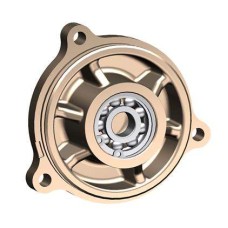 ZT184MP reduction gear cover assembly (titanium gold)