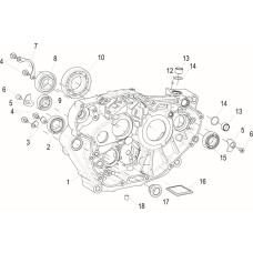 E07 RIGHT CRANKCASE SUB-ASSY(右曲轴箱分总成)