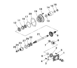 MIDDLE DRIVE GEAR