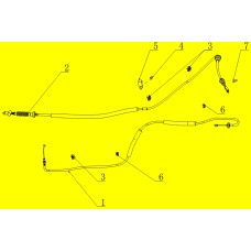 Control Cable - DK15 Gasoline Engine