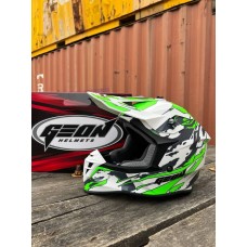 Шлем GEON 633 MX Кросс GREN/GLOSS-WHITE - M