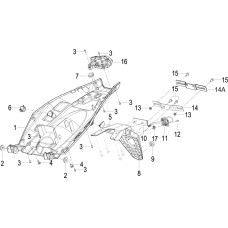 F18 后挡泥板 REAR FENDER ASSY