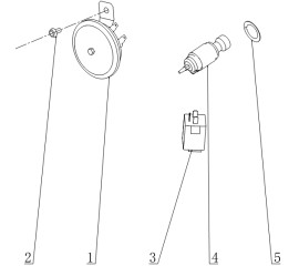 Horn and flasher relay