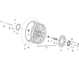F04 前轮 FRONT WHEEL ASSY.