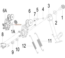 F11 单撑 SIDE STAND ASSY.