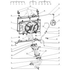Cooling System — DK15 Gasoline engine