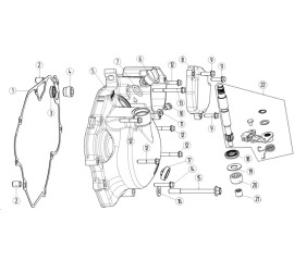 E-8 Right box cover parts