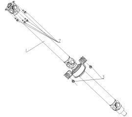Transmission shaft —DK15 Gasoline engine