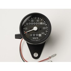 Спидометр "K=1.4 0-140KMH"	60mm LED черн/черн. 0649