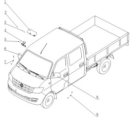 Rearview mirror/sun shield