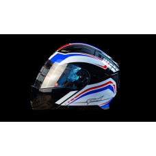 Шлем GEON 950 Adventure Модуляр с очками Blue/Black XS (53-54)