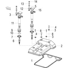 E01 CYLINDER COVER ASSEMBLY（缸盖罩分总成）