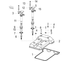 E01 CYLINDER COVER ASSEMBLY（缸盖罩分总成）