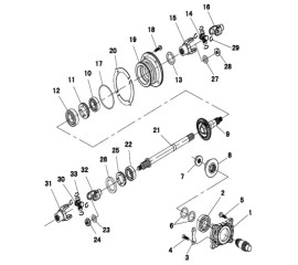 MIDDLE DRIVE GEAR