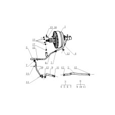 Master Brake Cylinder - DK15 Gasoline Engine