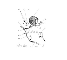 Master Brake Cylinder - DK 12 Gasoline Engine