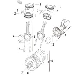 E05 PISTON,CONNECTING ROD & CRANKSHAFT ASSY(活塞连杆曲轴平衡轴分总成)