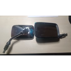 Зеркала хром, метал, прямоугольные (L+R к-т) -- Daytona, Invader