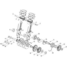 PISTON,CONNECTING ROD & CRANKSHAFT ASSY