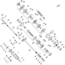 GEAR SHIFT MECHANISM ASSEMBLY