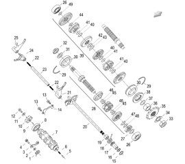 GEAR SHIFT MECHANISM ASSEMBLY