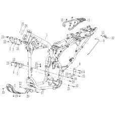 F12 车架 FRAME BODY ASSY.