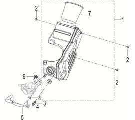 Воздушный фильтр Benelli TNT25