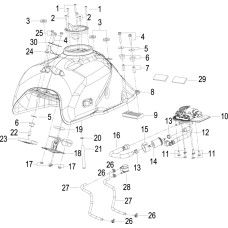 F08 油箱 FUEL TANK ASSY.