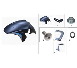 Matte black front fender(X1)
