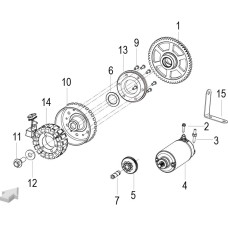 E10 ELECTRIC STARTER ASSY(电起动分总成)