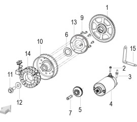 E10 ELECTRIC STARTER ASSY(电起动分总成)