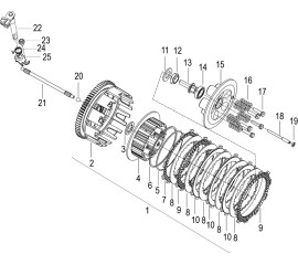 E11 CLUTCH ASSEMBLY (离合器分总成)