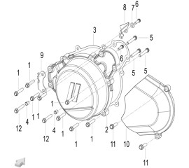 E12 LEFT COVER ASSY (左盖分总成)