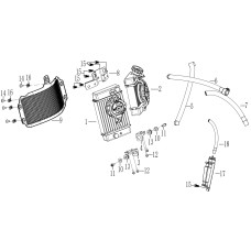 F22 冷器总成 WATER TANK ASSY