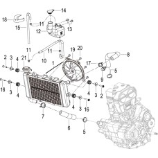 F21 冷却系统 COOLING SYSTEM ASSY.